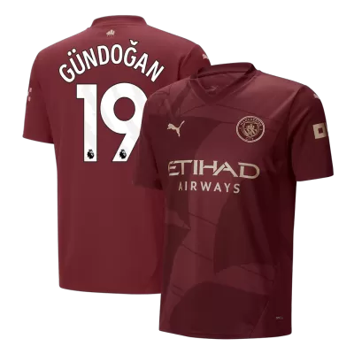 GÜNDOĞAN #19 Manchester City Third Away Soccer Jersey 2024/25 - gogoalshop