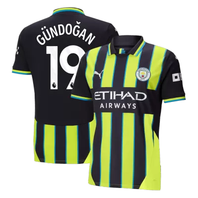 GÜNDOĞAN #19 Manchester City Away Soccer Jersey 2024/25 - gogoalshop