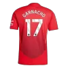 GARNACHO #17 Manchester United Home Authentic Soccer Jersey 2024/25 - gogoalshop