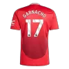 GARNACHO #17 Manchester United Home Soccer Jersey 2024/25 - gogoalshop