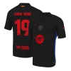 LAMINE YAMAL #19 Barcelona Away Authentic Soccer Jersey 2024/25 - UCL（Spotify Logo Without Text） - gogoalshop