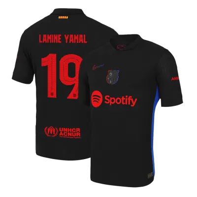 LAMINE YAMAL #19 Barcelona Away Authentic Soccer Jersey 2024/25- UCL - gogoalshop