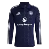 Manchester United Away Long Sleeve Soccer Jersey 2024/25 - gogoalshop