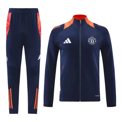 Manchester United Jacket Tracksuit 2024/25 Navy - gogoalshop