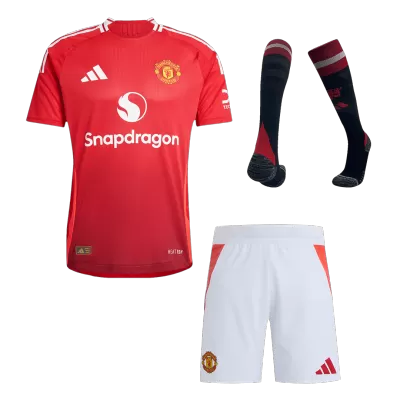 Manchester United Home Authentic Jerseys Full Kit 2024/25 - gogoalshop