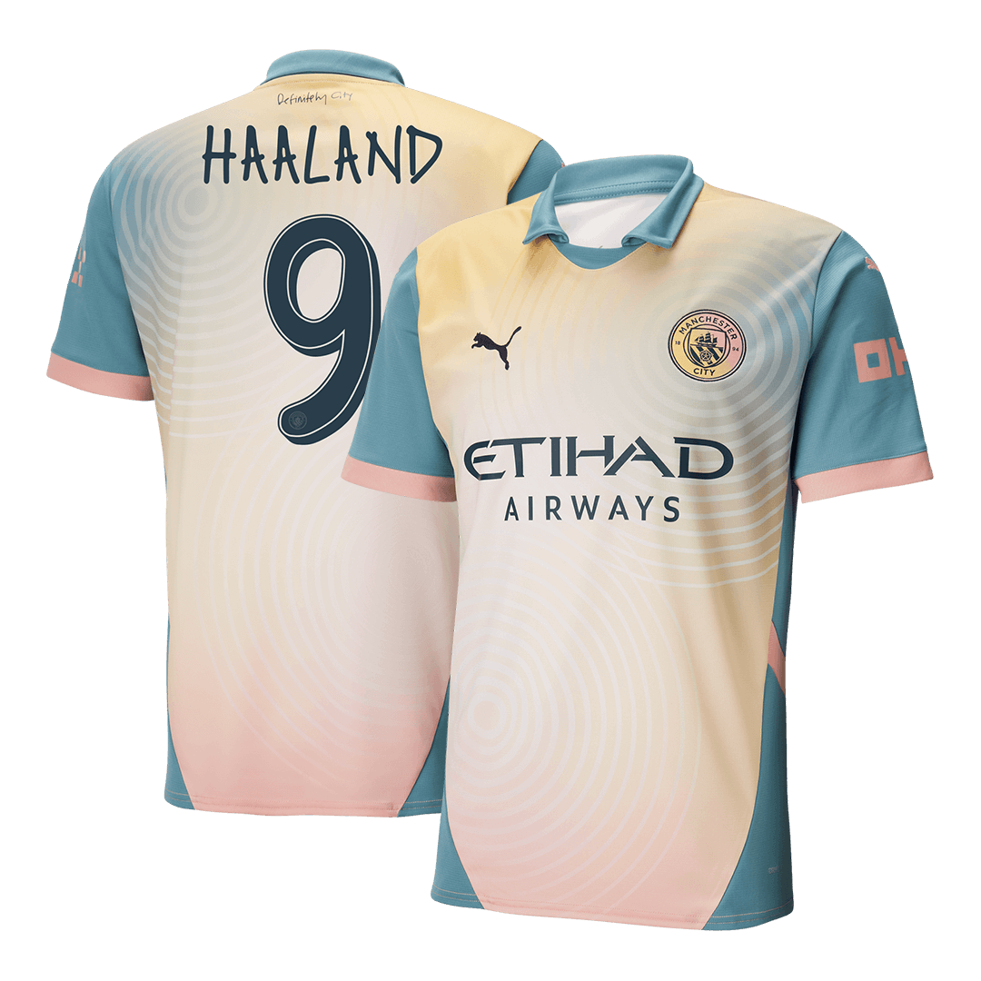 HAALAND 9 Manchester City Fourth Away Soccer Jersey 2024/25