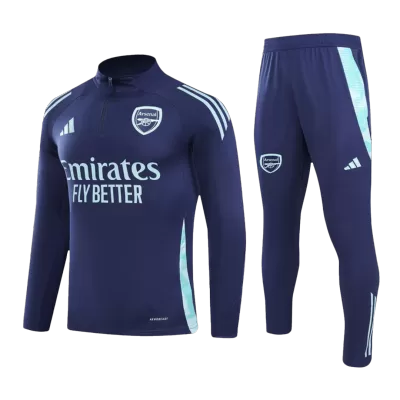 Kids Arsenal Zipper Sweatshirt Kit(Top+Pants) 24/25 - gogoalshop