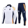 Kid's Real Madrid Zipper Sweatshirt Kit(Top+Pants)  24/25 - gogoalshop