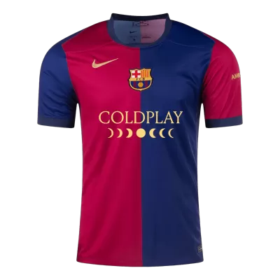 Barcelona Home Soccer Jersey 2024/25 - COLDPLAY - gogoalshop