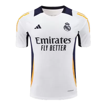 Real Madrid Pre-Match Soccer Jersey 2024/25 White - gogoalshop