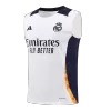 Real Madrid Pre-Match Sleeveless Top 2024/25 White - gogoalshop