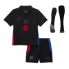 Barcelona Away Kids Soccer Jerseys Full Kit 2024/25 - Spotify Logo Without Text - gogoalshop