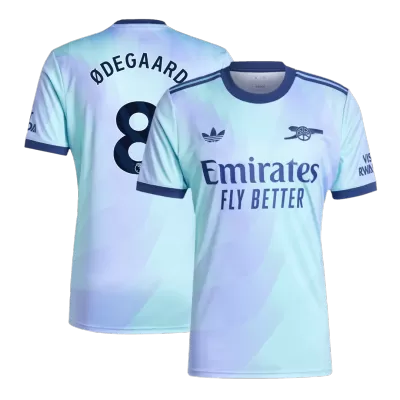 ØDEGAARD #8 Arsenal Third Away Soccer Jersey 2024/25 - gogoalshop