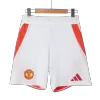 Manchester United Home Authentic Soccer Shorts 2024/25 - gogoalshop