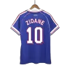 Vintage Soccer Jersey ZIDANE #10 France Home 1998 - gogoalshop