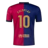 COLDPLAY #10 Barcelona Home Soccer Jersey 2024/25 - gogoalshop