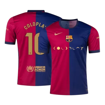 COLDPLAY #10 Barcelona Home Soccer Jersey 2024/25 - gogoalshop