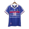 Vintage Soccer Jersey ZIDANE #10 France Home 1998 - gogoalshop