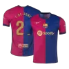 F.DE JONG #21 Barcelona Home Authentic Soccer Jersey 2024/25 - gogoalshop