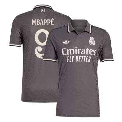 MBAPPÉ #9 Real Madrid Third Away Authentic Soccer Jersey 2024/25 - gogoalshop