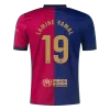 LAMINE YAMAL #19 Barcelona Home Soccer Jersey 2024/25 - Spotify Logo Without Text - gogoalshop