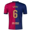 GAVI #6 Barcelona Home Soccer Jersey 2024/25 - Spotify Logo Without Text - gogoalshop