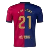 F.DE JONG #21 Barcelona Home Soccer Jersey 2024/25 - gogoalshop