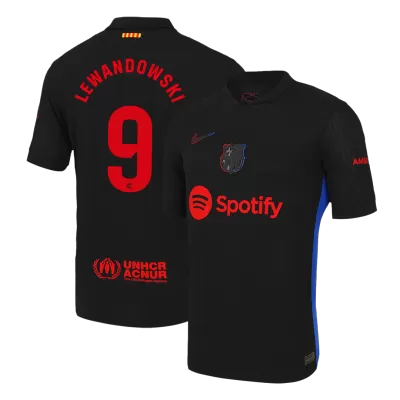 LEWANDOWSKI #9 Barcelona Away Authentic Soccer Jersey 2024/25 - gogoalshop