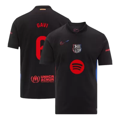 GAVI #6 Barcelona Away Soccer Jersey 2024/25- Spotify Logo Without Text - gogoalshop