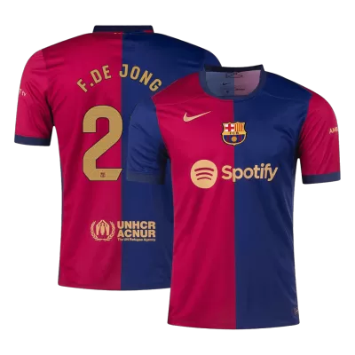 F.DE JONG #21 Barcelona Home Soccer Jersey 2024/25 - gogoalshop