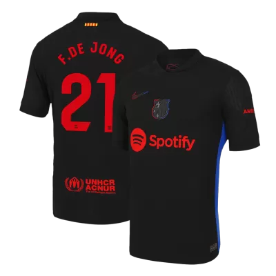 F.DE JONG #21 Barcelona Away Authentic Soccer Jersey 2024/25 - gogoalshop