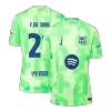 F.DE JONG #21 Barcelona Third Away Soccer Jersey 2024/25 - UCL（Spotify Logo Without Text） - gogoalshop