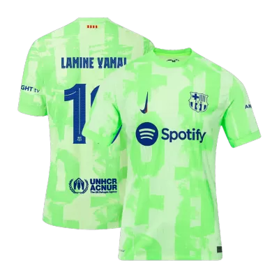 LAMINE YAMAL #19 Barcelona Third Away Authentic Soccer Jersey 2024/25 - UCL - gogoalshop