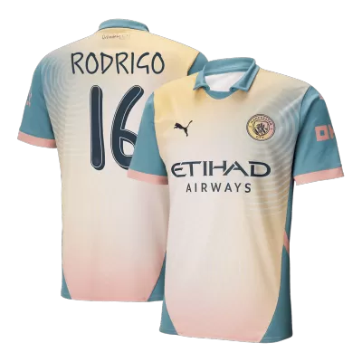 RODRIGO #16 Manchester City Fourth Away Soccer Jersey 2024/25 - UCL - gogoalshop