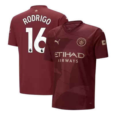 RODRIGO #16 Manchester City Third Away Soccer Jersey 2024/25 - gogoalshop