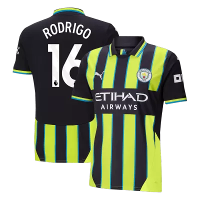 RODRIGO #16 Manchester City Away Soccer Jersey 2024/25 - gogoalshop