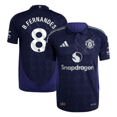 B.FERNANDES #8 Manchester United Away Authentic Soccer Jersey 2024/25 - gogoalshop