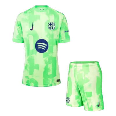 Barcelona Third Away Jerseys Kit 2024/25 - UCL (Spotify Logo Without Text) - gogoalshop