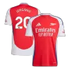 JORGINHO #20 Arsenal Home Soccer Jersey 2024/25 - gogoalshop