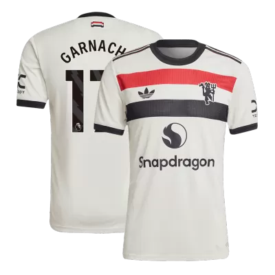 GARNACHO #17 Manchester United Third Away Authentic Soccer Jersey 2024/25 - gogoalshop