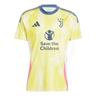 Juventus Away Soccer Jersey 2024/25- Save The Children Sponsor - gogoalshop