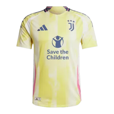 Juventus Away Authentic Soccer Jersey 2024/25- Save The Children Sponsor - gogoalshop