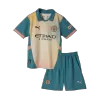 Manchester City Fourth Away Kids Soccer Jerseys Kit 2024/25- UCL - gogoalshop