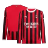 AC Milan Home Long Sleeve Soccer Jersey 2024/25 - gogoalshop