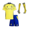 Al Nassr Home Kids Soccer Jerseys Full Kit 2024/25 - gogoalshop