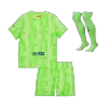 Barcelona Third Away Kids Soccer Jerseys Full Kit 2024/25- UCL (Spotify Logo Without Text) - gogoalshop