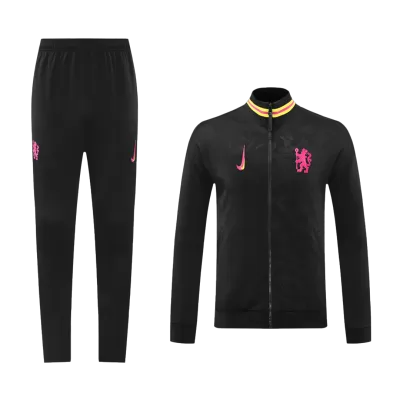 Chelsea Jacket Tracksuit 2024/25 Black - gogoalshop