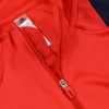 Manchester United 1/4 Zip Tracksuit 2024/25 Kids Red - gogoalshop