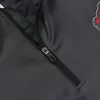 Manchester United 1/4 Zip Tracksuit 2024/25 Kids Gray - gogoalshop