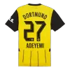 ADEYEMI #27 Borussia Dortmund Home Soccer Jersey 2024/25 - gogoalshop